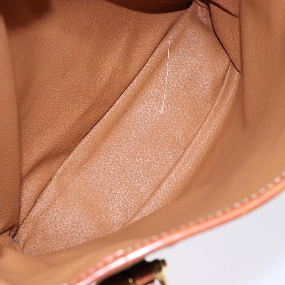 CELINE Macadam Canvas Hand Bag PVC Leather Brown Gold Auth ep10409 - Picture 10 of 16